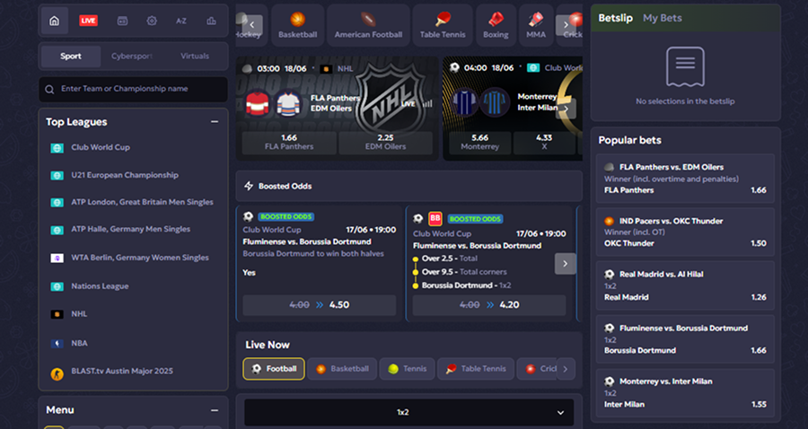 Sportsko klađenje Vavada Sport Betting Vavada