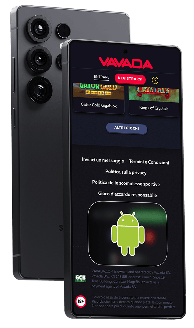 Vavada Android App Interfaccia dell'app Android Vavada – download APK e accesso rapido ai giochi