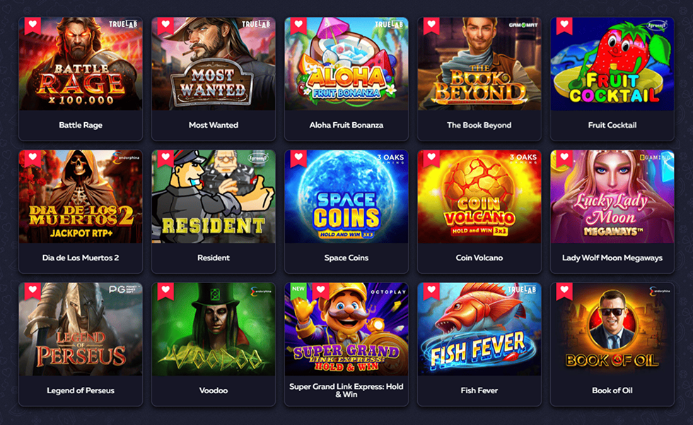 Vavada Casino Gioca online Selezione di slot machine su VavadaCasino con jackpot e giochi popolari
